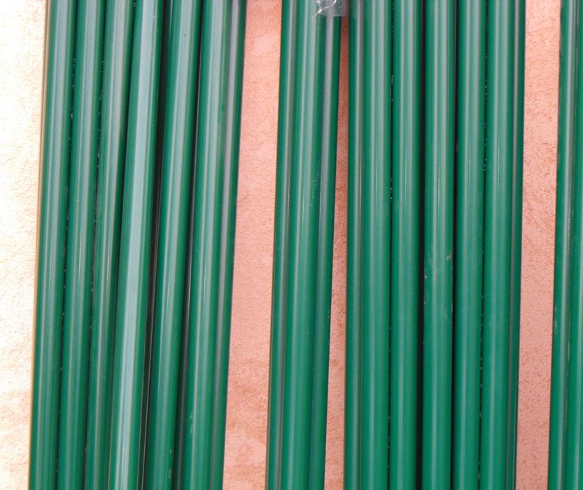 SŁUPKI ogrodzeniowe lakierowane okrągłe 42x1,3mm 2m słupek do siatki