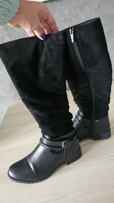 Czarne kozaki rozm.38