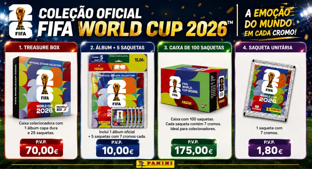 Oficial Panini Fifa World Cup 2026
