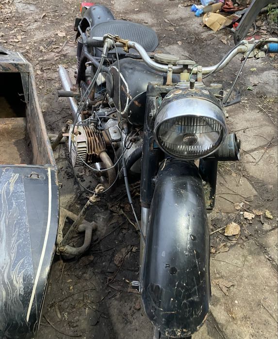 Мотоцикл Днепр МТ 9, К 650, 1971 год