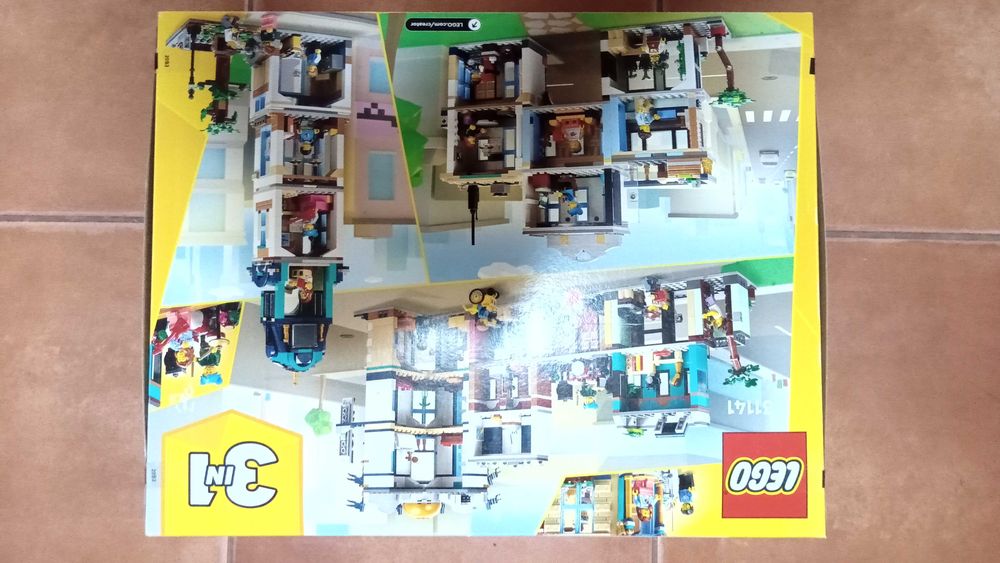 Conjunto LEGO city 3 em 1 - Rua principal. Novo - Selado