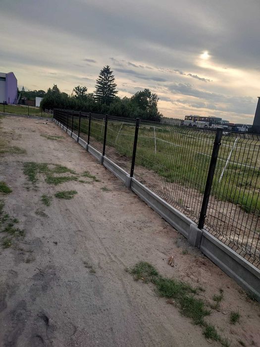 Ogrodzenie panelowe, panel 3d 123 cm, podmurówka, płot, bramy, furtki