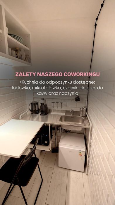 COWORKING Wynajem stanowisk pracy w salonie kosmetycznym