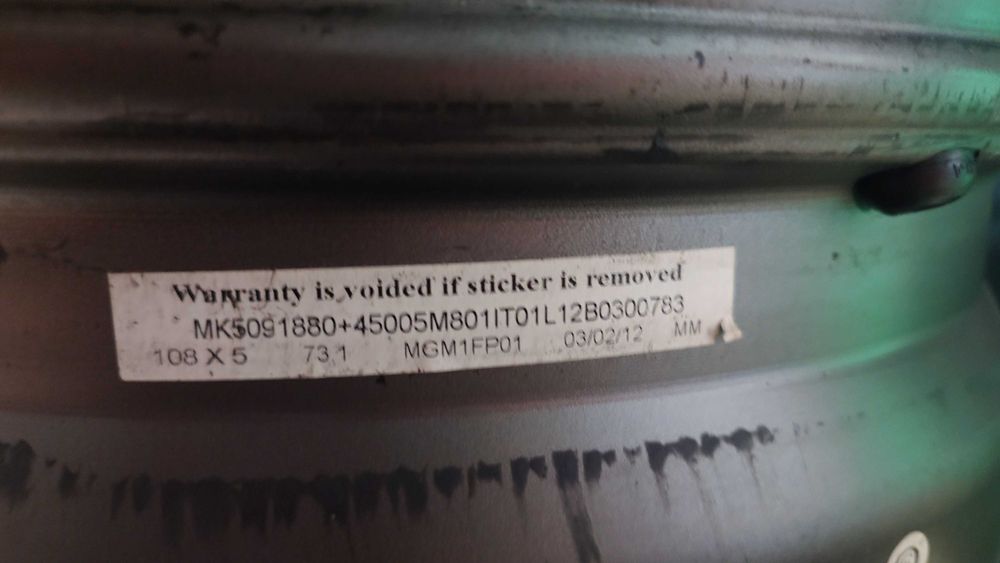 Диски MSW OZ Racing (оригінал) r18 5x108