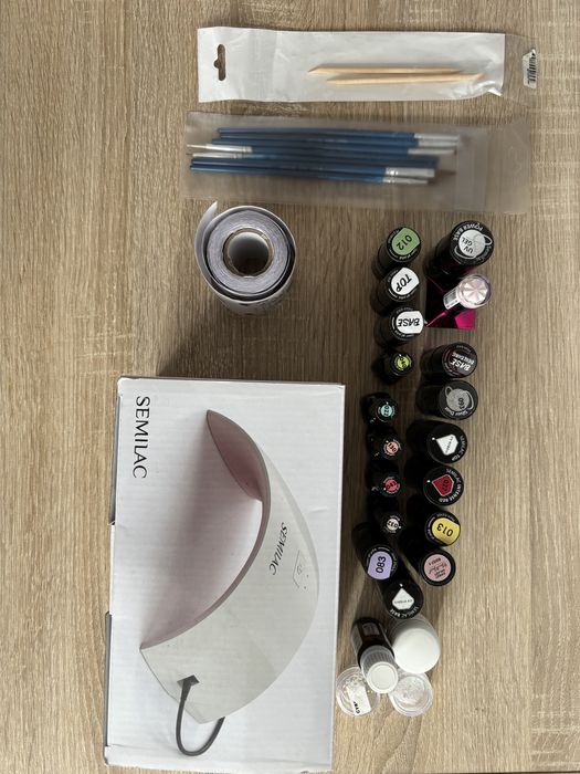 SEMILAC zestaw do manicure hybrydowego