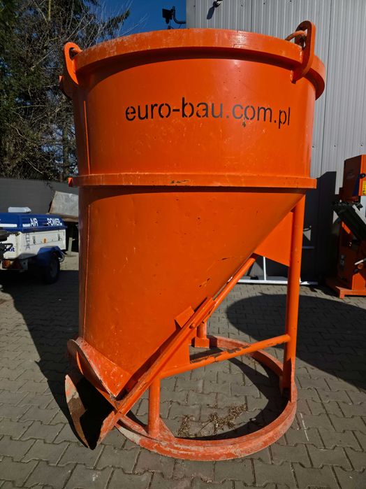 Zbiornik pojemnik dźwigowy do betonu Eichinger 1021H.14 1500L lej nr.53 r.2024 żuraw dźwig