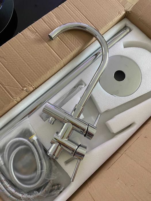 Rea Ortis bateria wannowo-prysznicowa wolnostojąca chrom REA-B1011