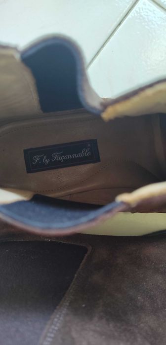 Bota de homem castanha