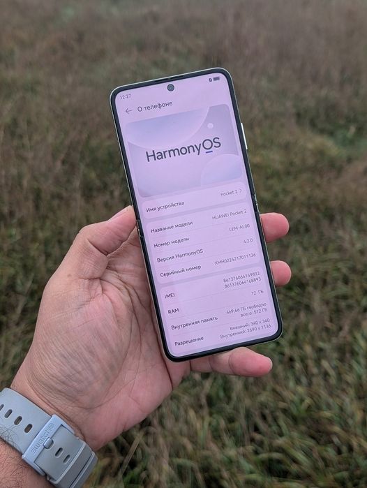 Huawei pocket 2 (12/512  Стильная раскладушка топ камера полный компле
