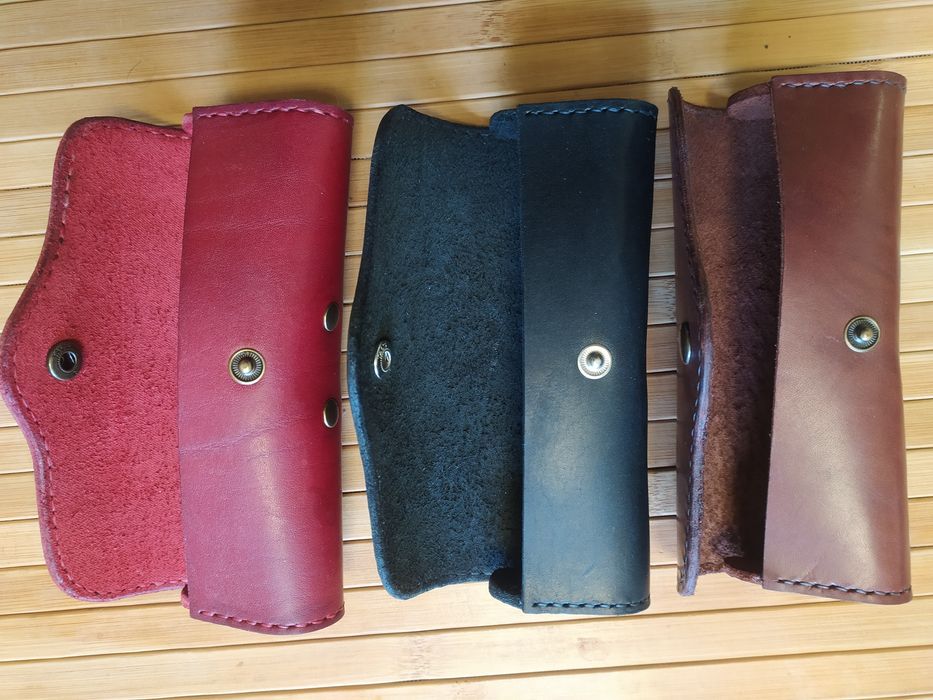 Футляр для очков из натуральной кожи