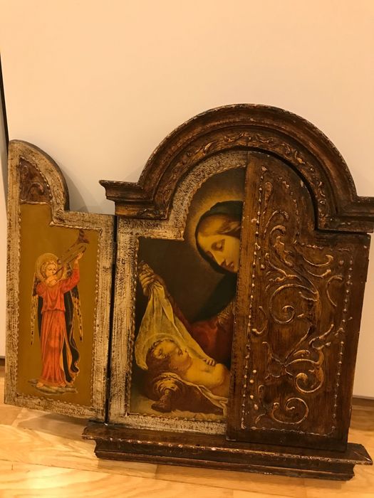Quadro Tríptico Religioso