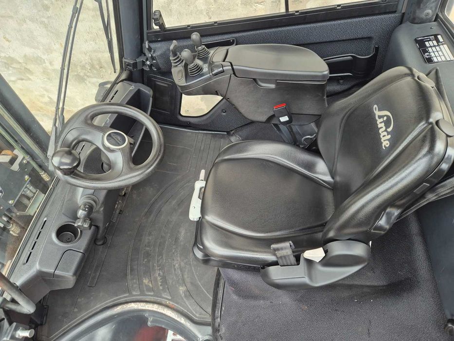 Linde H50 • TRIPLEX • 7700mtg • kabina • przesuw • niski wózek widłowy
