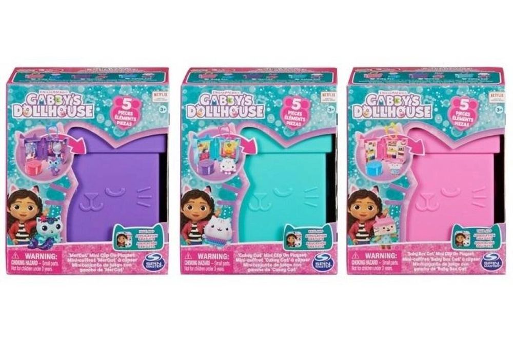 Koci Domek Gabi: Modne klipsy pudełko,83x58 mm