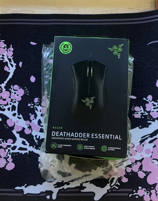 Myszka gamingowa Razer deathadder essential, nowa, okazja, tanio