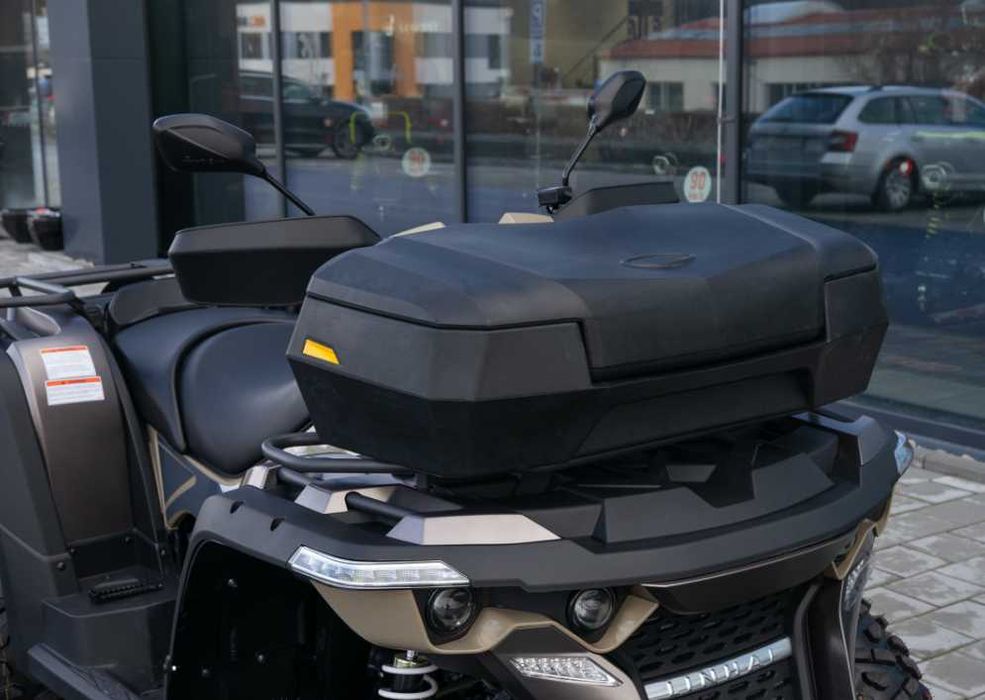 POJEMNY KUFER BOX SKRZYNIA PRZÓD PRZEDNI SIKKIA 66L "M" + ZAMEK UNIWERSALNY QUAD ATV linhai kymco cfmoto honda yamaha polaris can-am tgb bashan segway