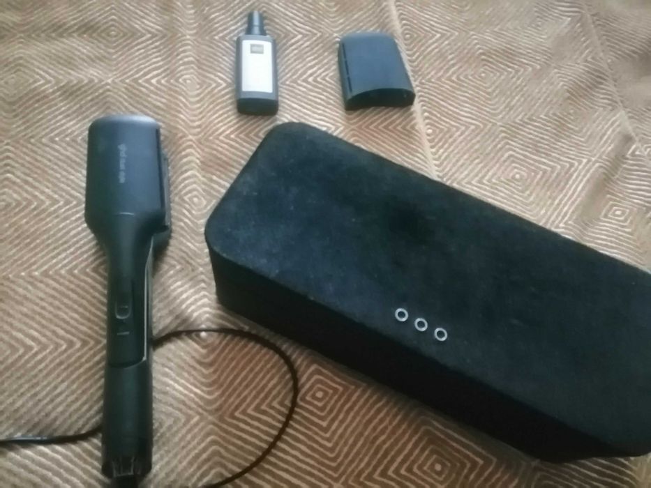 Prancha Ghd-coffret +óleo +estojo rígido de veludo preto o