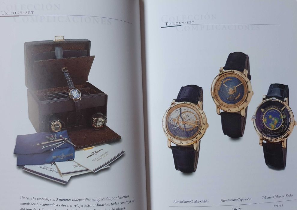 Ulysse Nardin - Catálogo / Livro Oficial de relógios - Ano 1999