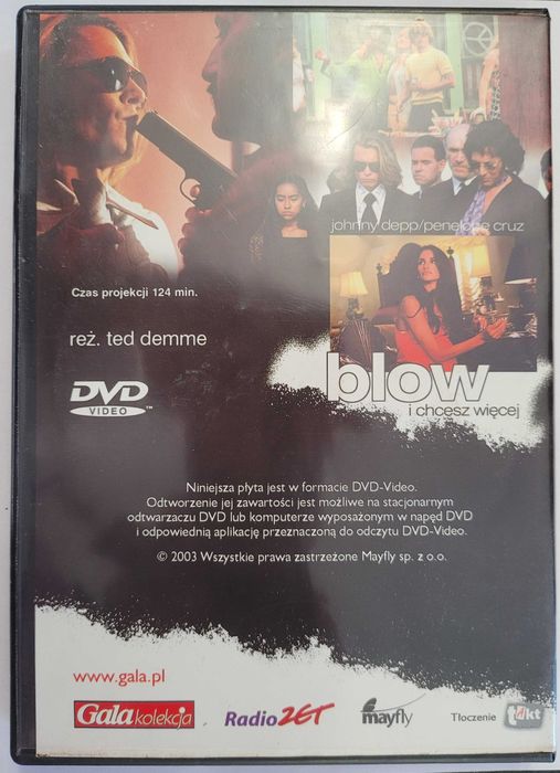 Film DVD Blow Jonny Depp