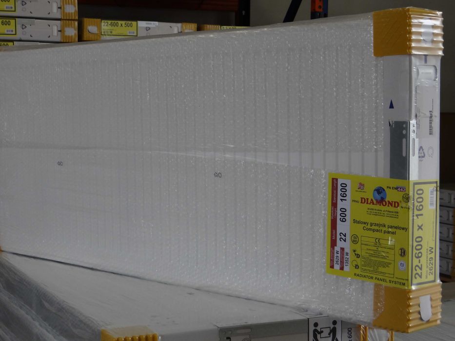 Grzejnik panelowy 600x1600 C22 Zasilanie Boczne grzejnik CO -Szadek