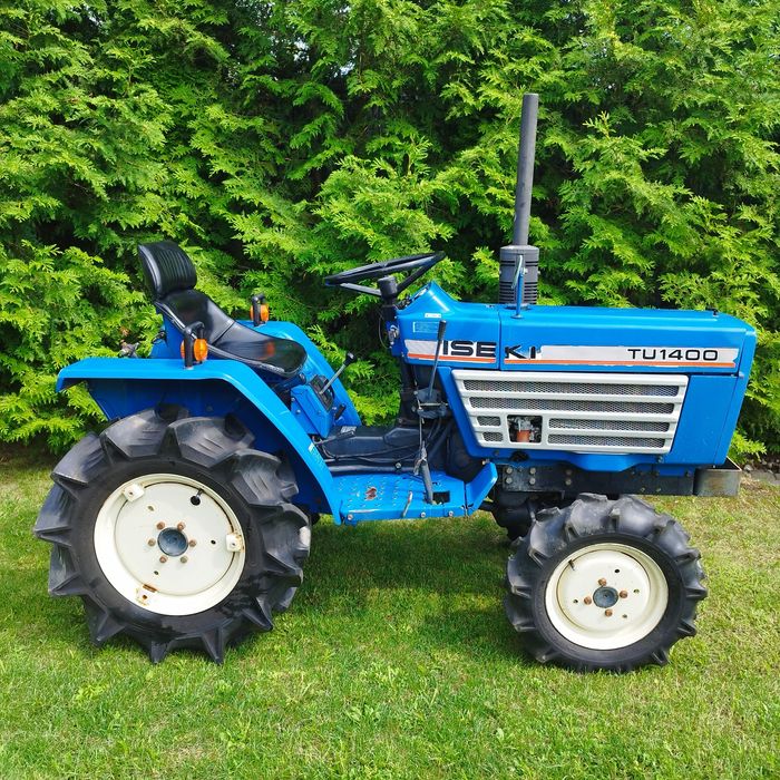 Iseki TU1400D – zadbany kompaktowy ciągnik ciągniczek traktorek | 4x4 | 584 mth | Stan bardzo dobry