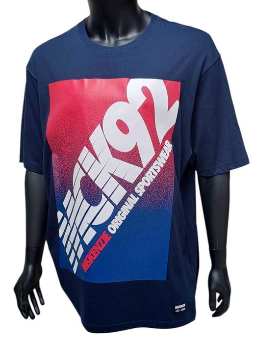 Bawełniana granatowa koszulka męska MCKENZIE, R. 2XL