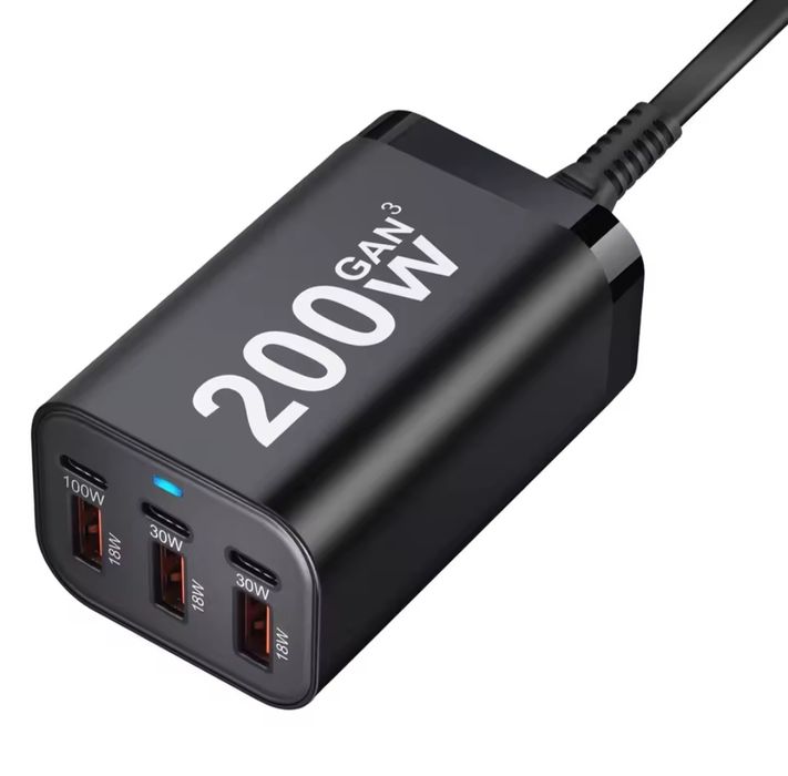 Зарядний пристрій YMS-618 200W USB Type-C