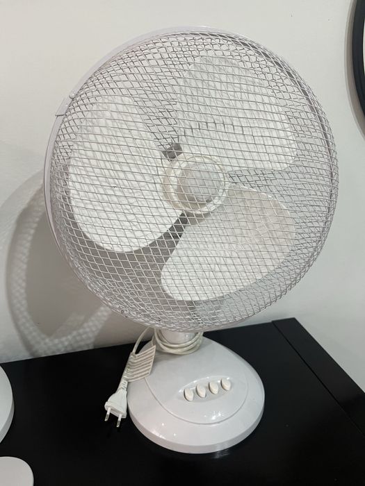 Ventoinha branca, em bom estado