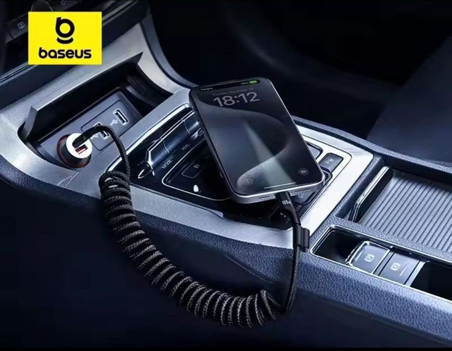 Якісний кабель  Baseus 100W  Type-C + C, швидка зарядка Power Delivery