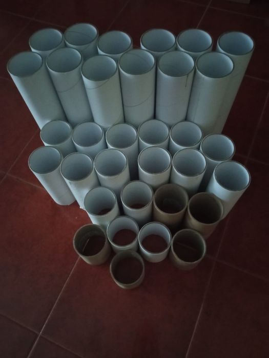 Rolos papel para trabalhos manuais