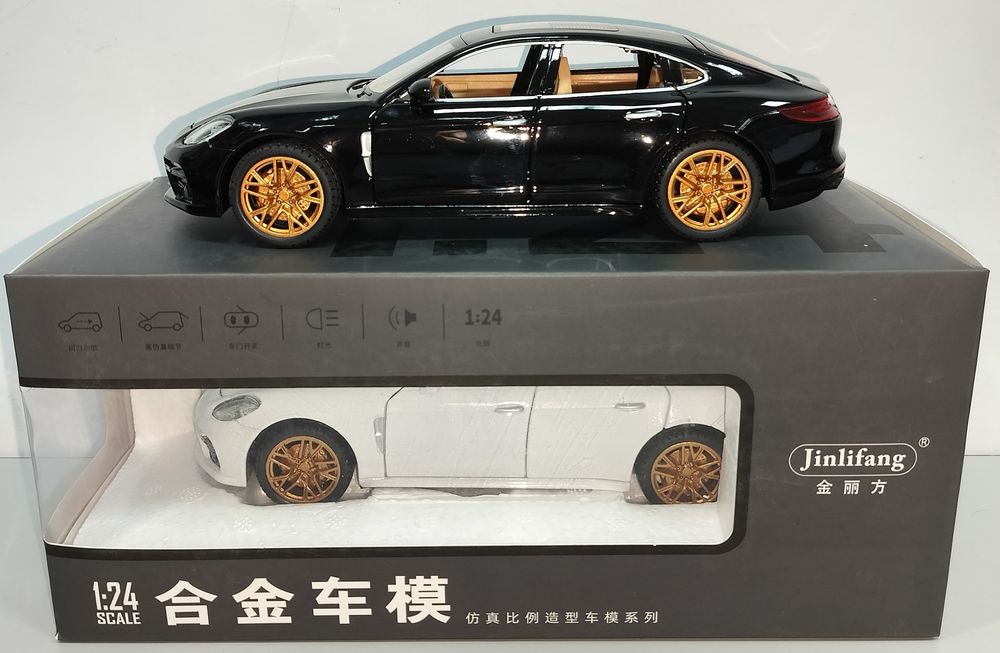 Porsche Panamera модель 1:24 JINLIFANG Металл звук свет