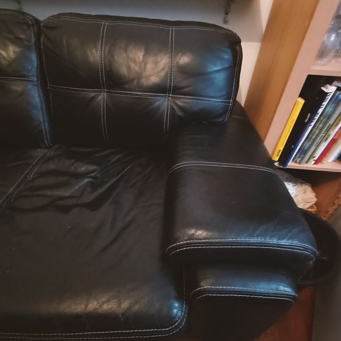 Sofá em pele , Genuína