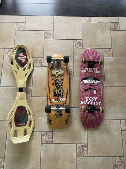 Skate, Longboard, and Waveboard – Set or Separately64739779441794121