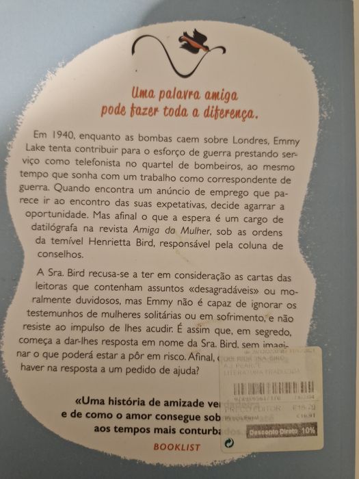 Livro querida sra Bird