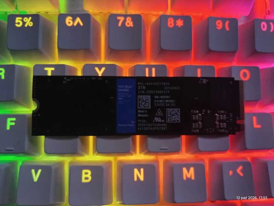 Dysk SSD WD Blue SN580 2TB NVMe PCIe 4.0 | Stan 100% | Gwarancja do 2030!