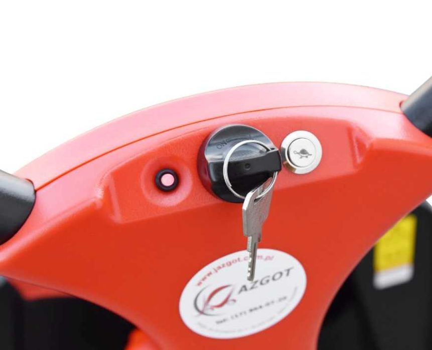 WÓZEK PALETOWY ELEKTRYCZNY F4 1500kg L-1150mm 24V 20Ah mały lekki