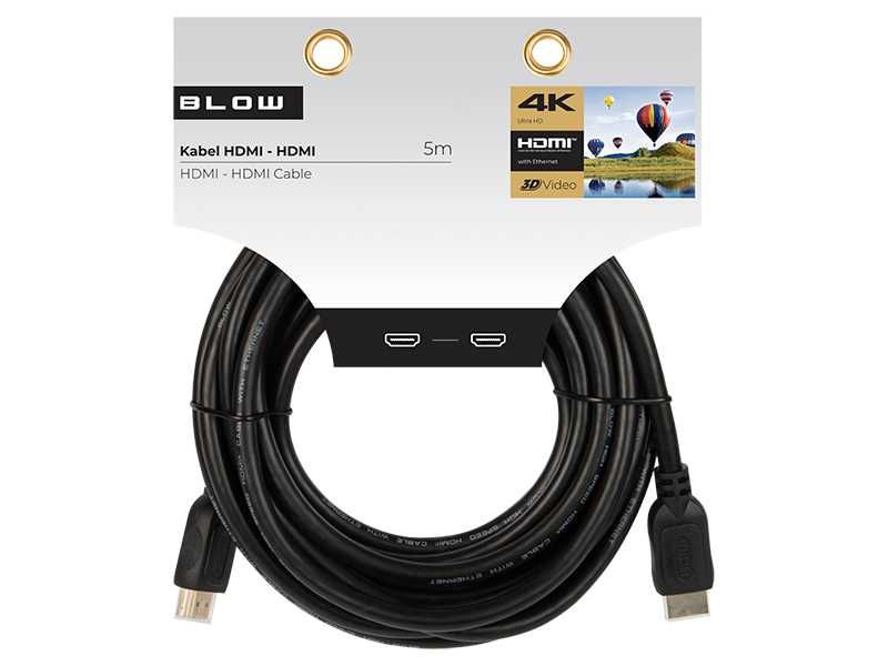 Kabel Przyłącze HDMI-HDMI 5m 4K