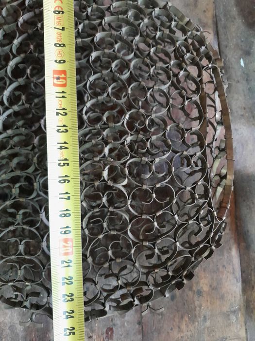 Torebka, siatka mosiężna ręczna robota