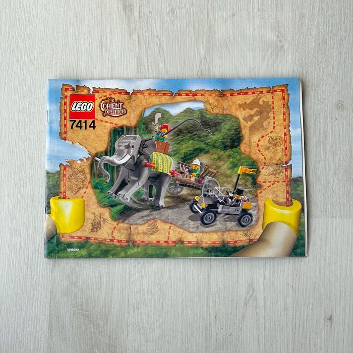 Lego 7414 Elephant Caravan Orient Expedition Adventures de 2003