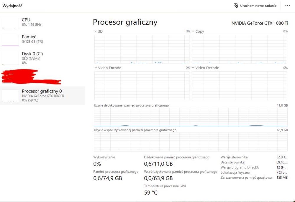 Workstacion 40C/80T | 128GB ECC | GTX1080Ti 11GB | SSD NVMe 1TB | AI/Render