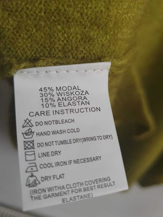 Zielony, khaki sweter 8171 lxl - Szybka Wysyłka