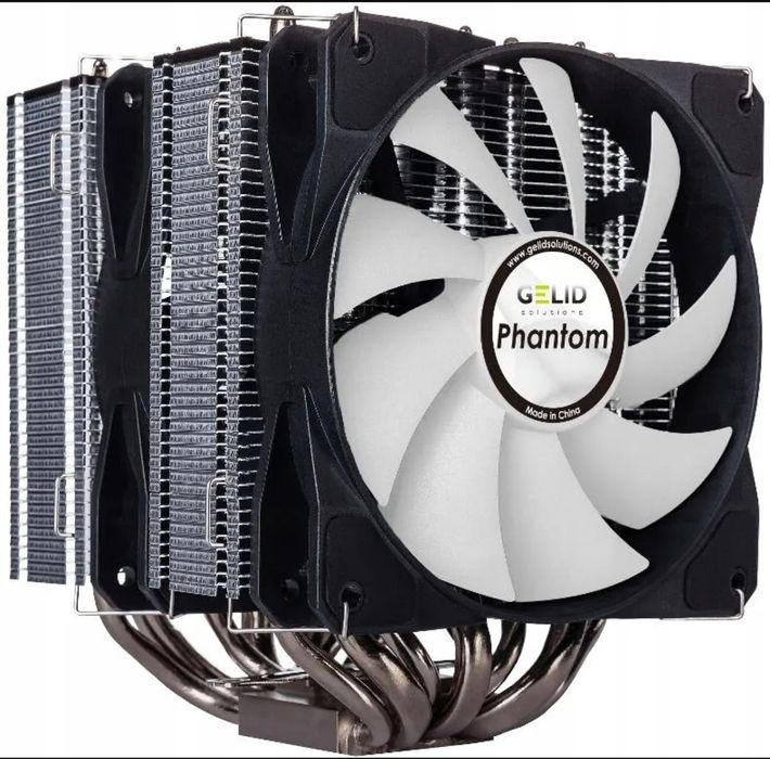 Chłodzenie CPU Gelid Phantom dwuwieżowe intel/amd