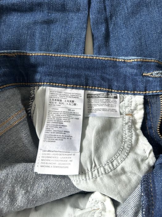 Granatowe jeansy / dżinsy Levi’s