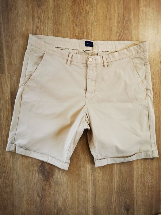 Gant spodenki męskie krótkie eleganckie klasyczne szorty beżowe rozmiar XL/xxl