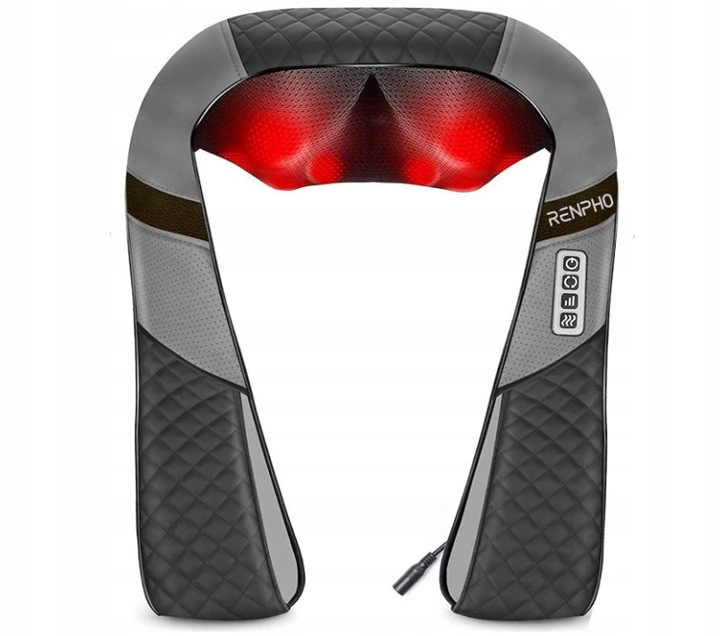 Masażer szyi pleców karku Renpho RP-SNM061 funkcja grzania 8 głowic shiatsu