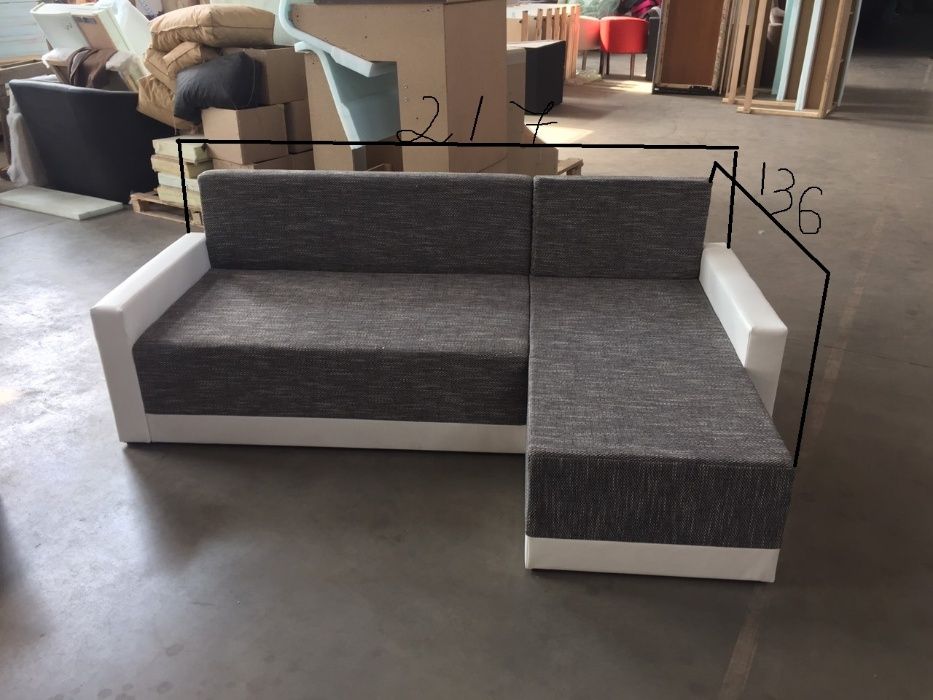 Угловой диван Эко 2 Кайрос (еврокнижка) в Днепре, Акция!