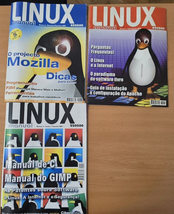 Varias revistas Linux - portuguesas.