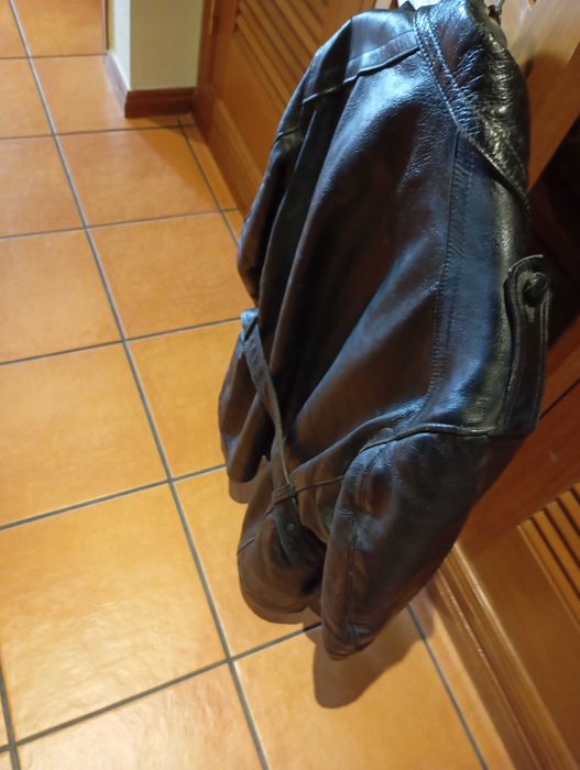 Vendo Blusão cabedal motard, vintage anos 70 ,
