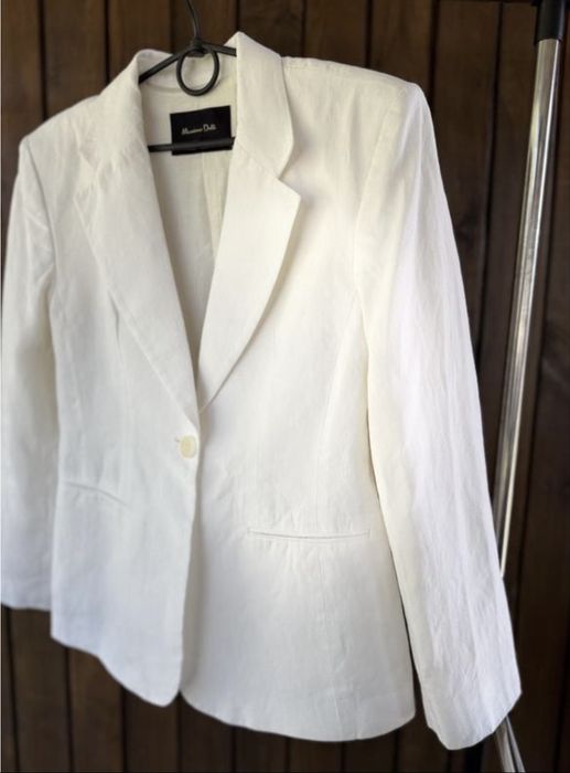 Жакет жіночий льняний massimo dutti