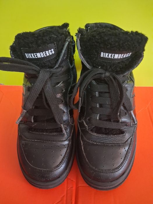 Зимові фірмові черевики BIKKEMBERGS на хлопчика-33-34р