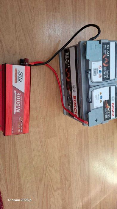 Комплект блекаут. Акумулятор та інвертор